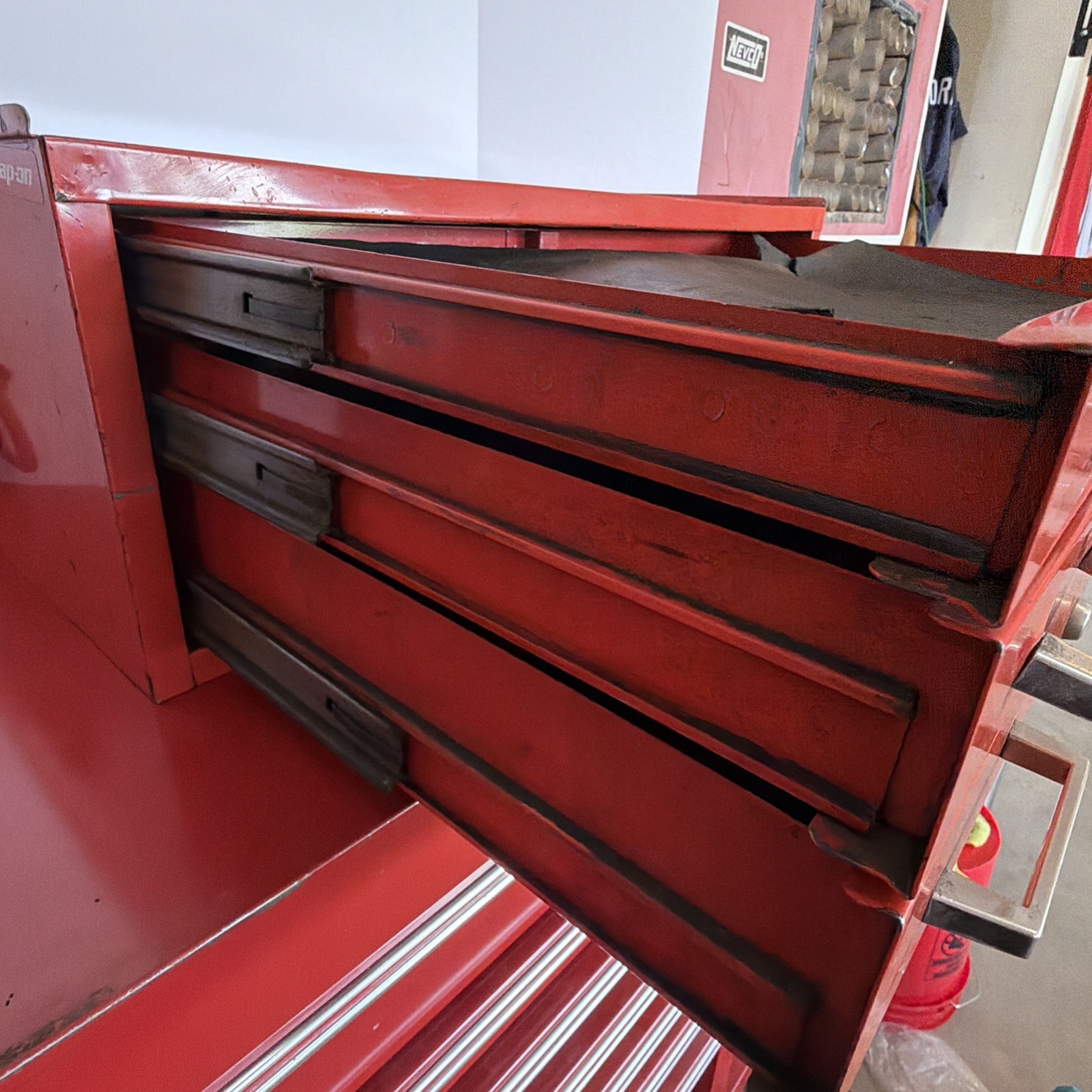 Matco Tools Mid Riser Middle Intermediate Tool Chest Box 3 Drawer MB503 Vtg USA