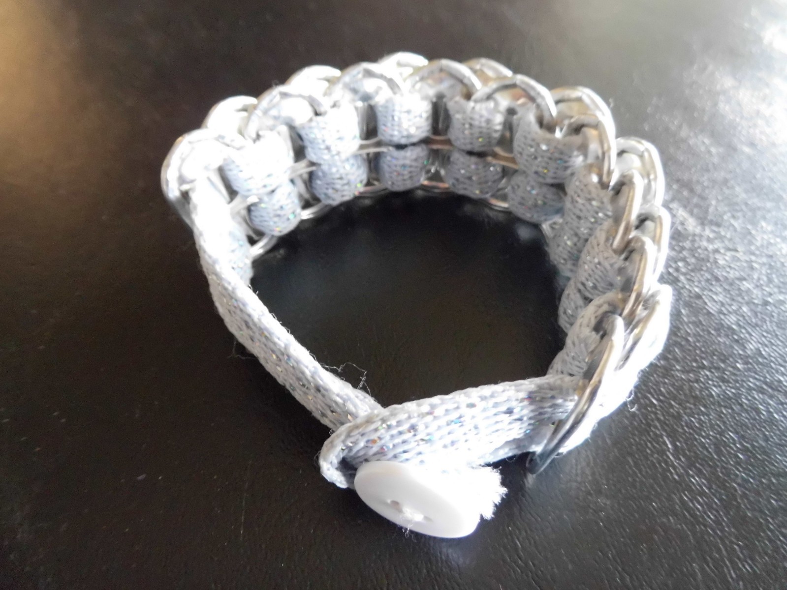 (GRB-12) Pull Tab Bracelet Unisex, Adjustable