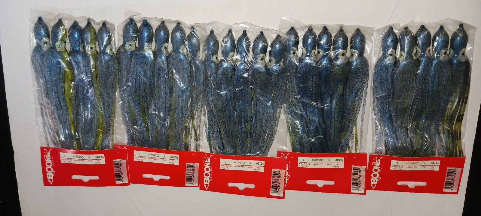 6" Squid Skirts 25 Pack
