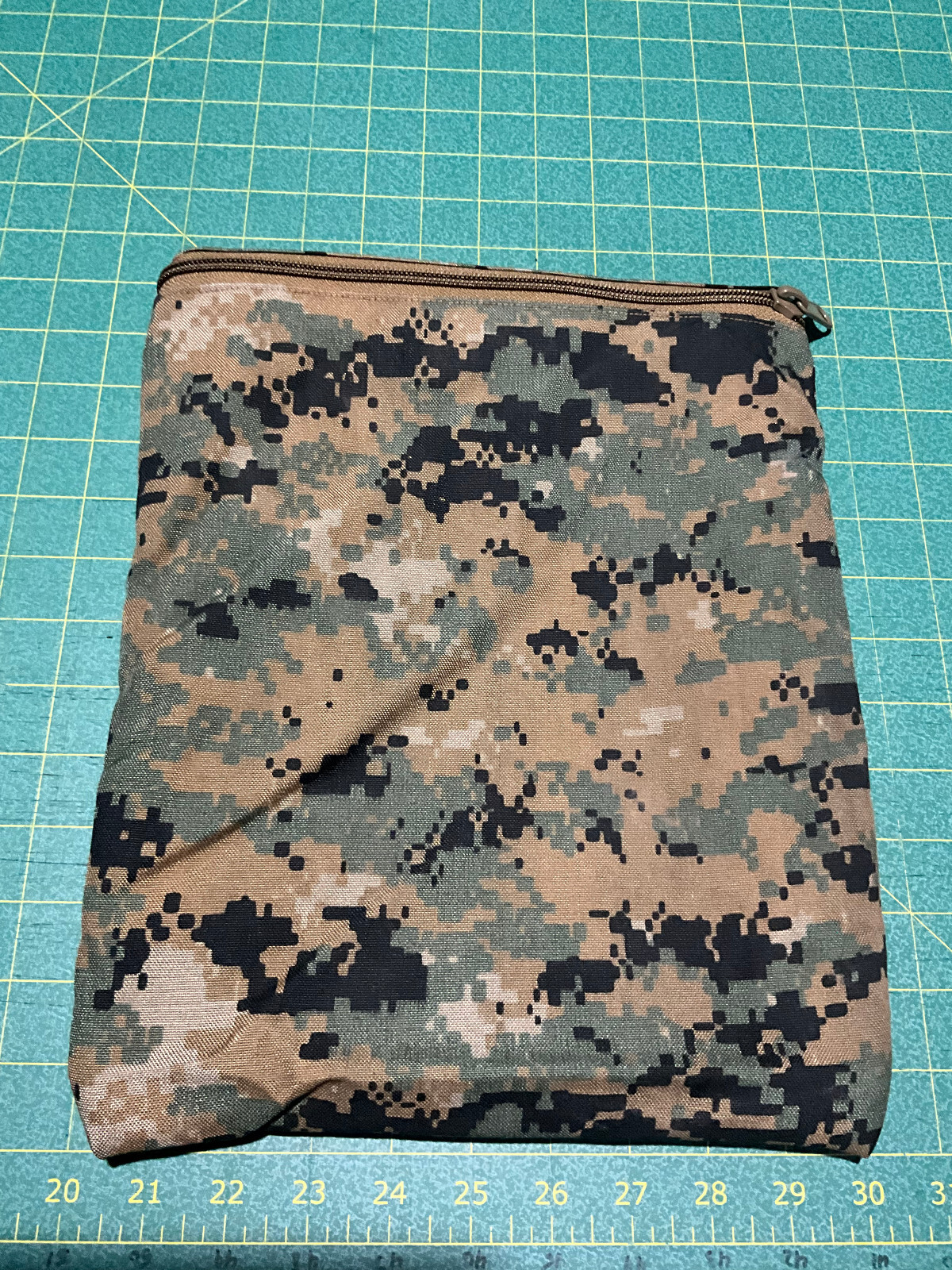 Custom USMC Accessory Pouch - ILBE Digital Marpat Molle Compatible (9 x 12")