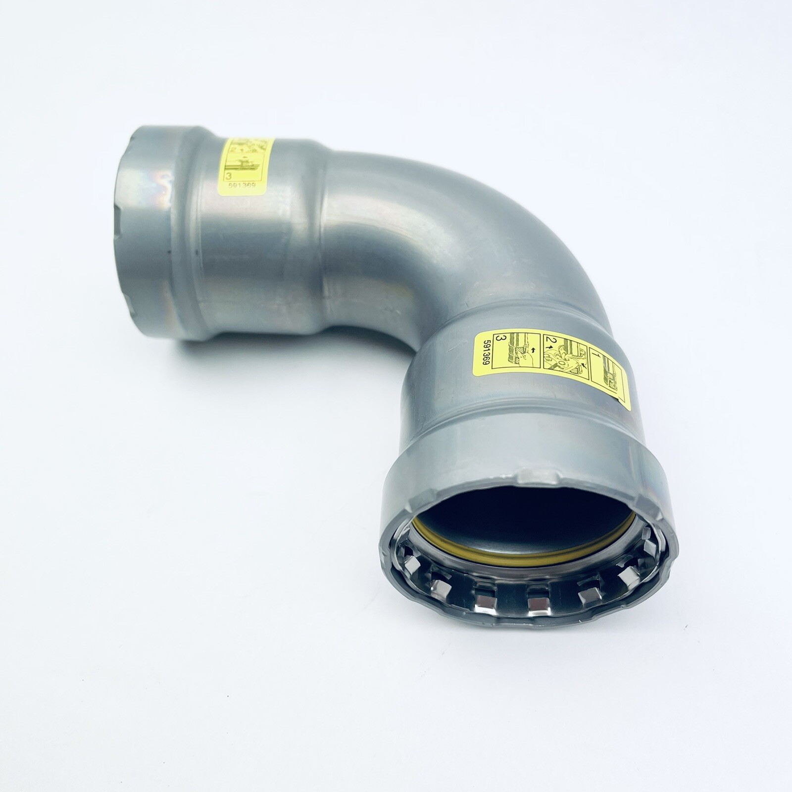 VIEGA 25221, 90° ELBOW CARBON STEEL P1 X P2 1-1/2" X 1-1/2"