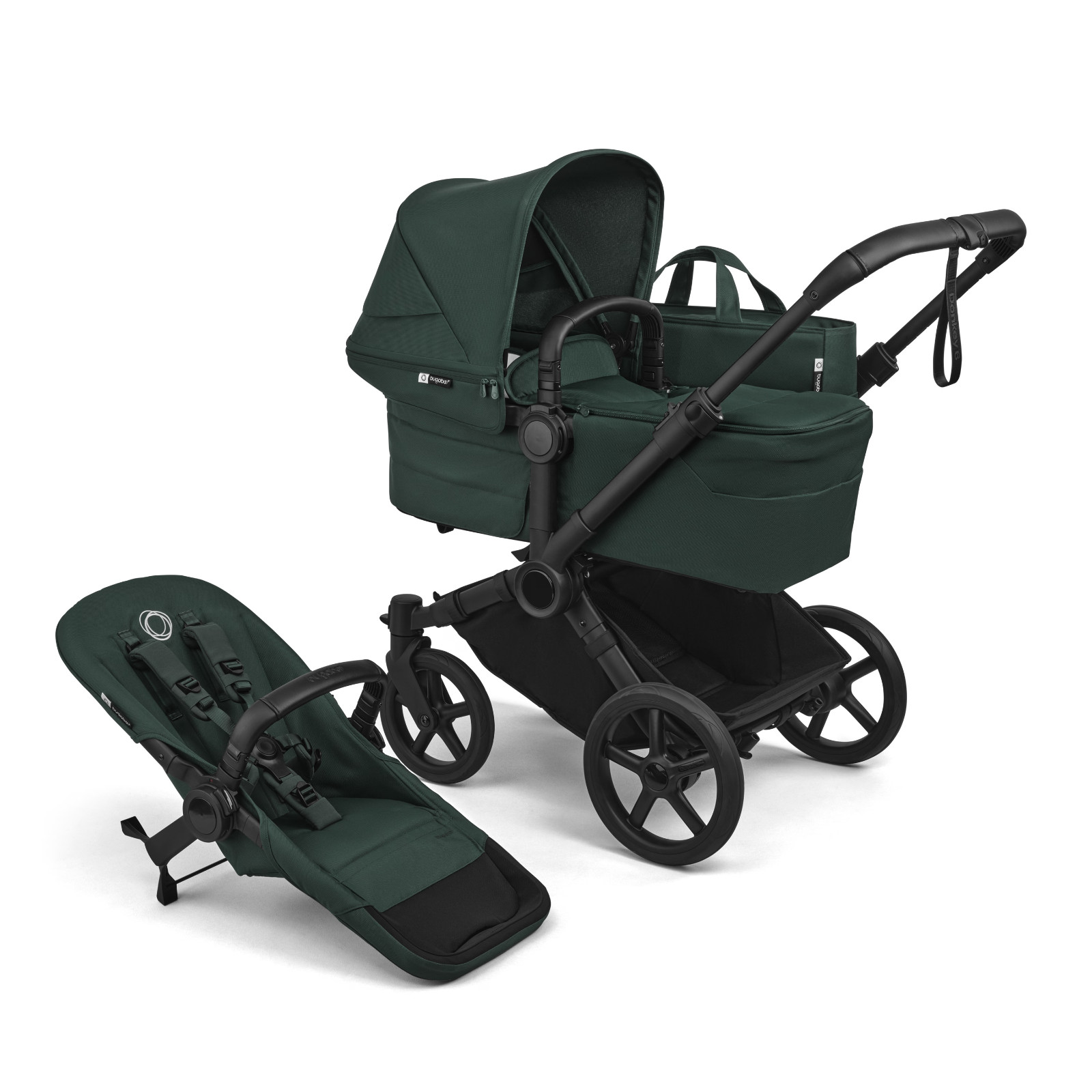 Bugaboo Donkey 6 Single Complete - Fern Green with Black Frame Baby Stroller