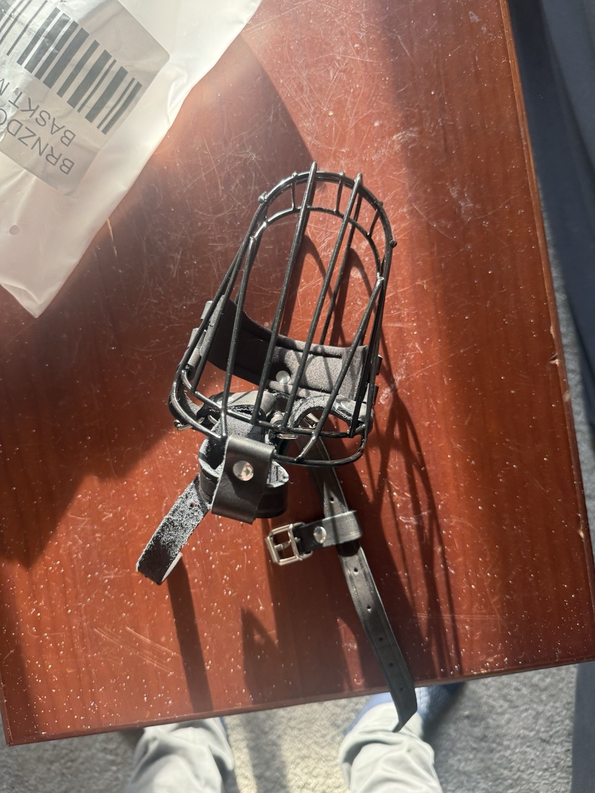 Bronzedog PVC and Wire Basket Dog Muzzle Black Size 3