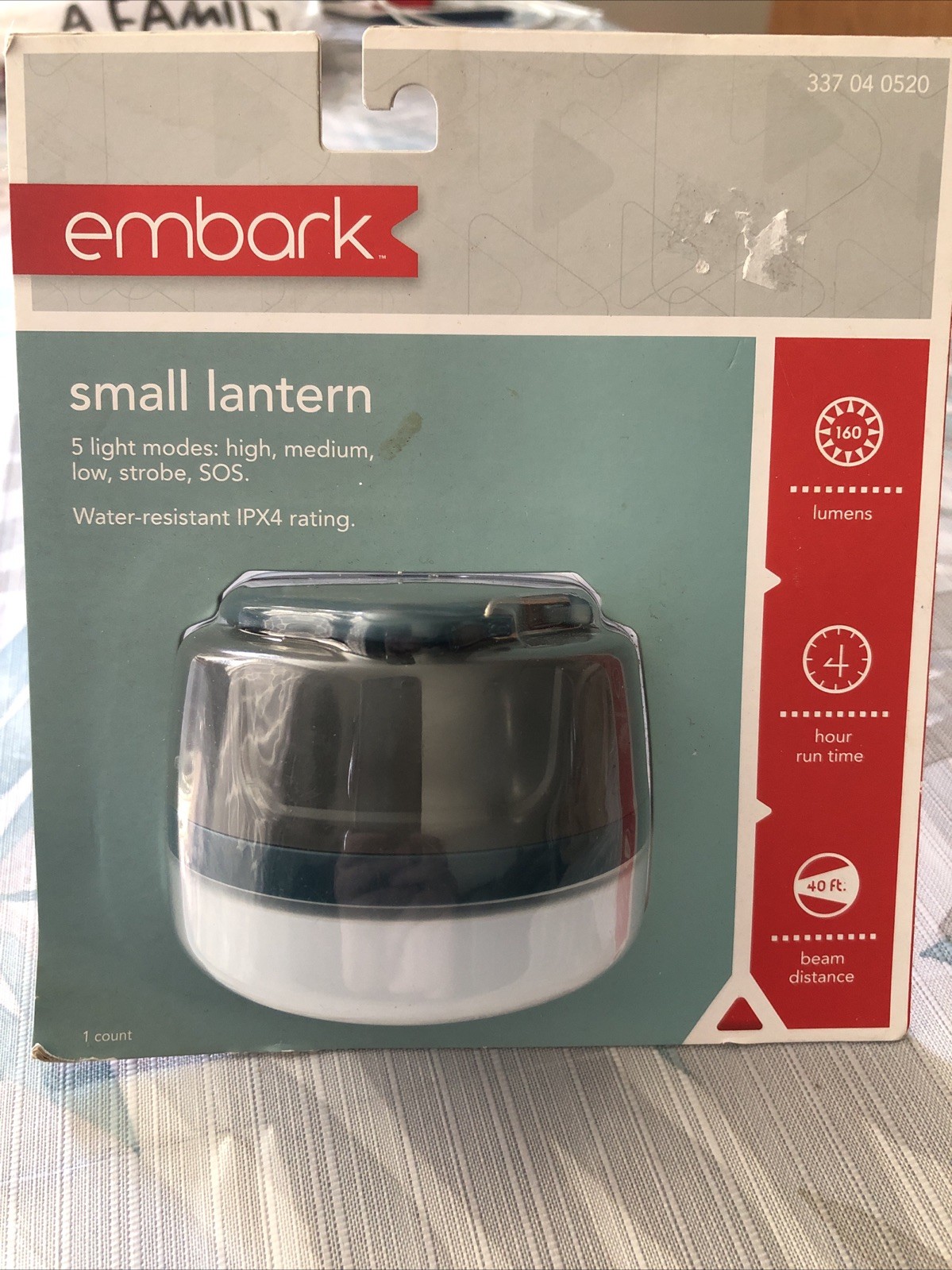 Embark Small Lantern, 5 Light Modes - NEW
