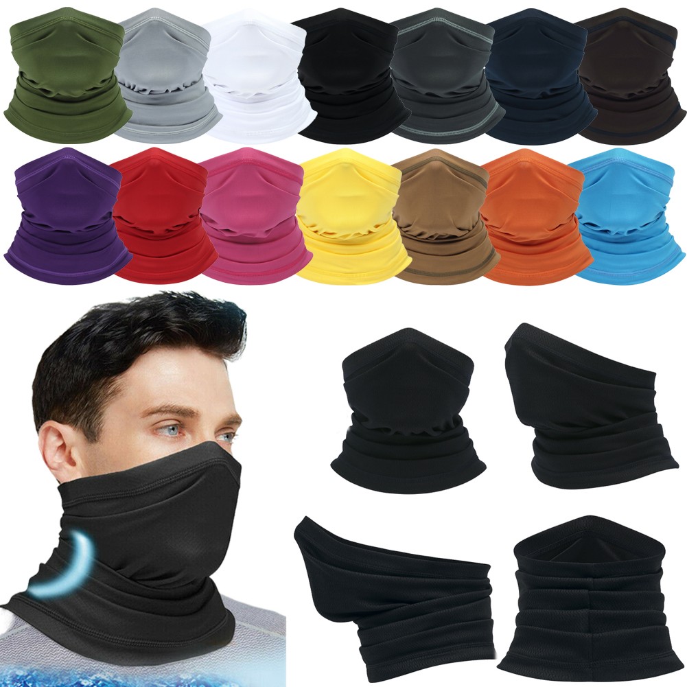 Neck Gaiter UV Sun Protection Face Mask Cycling Fishing Scarf Headwear Balaclava