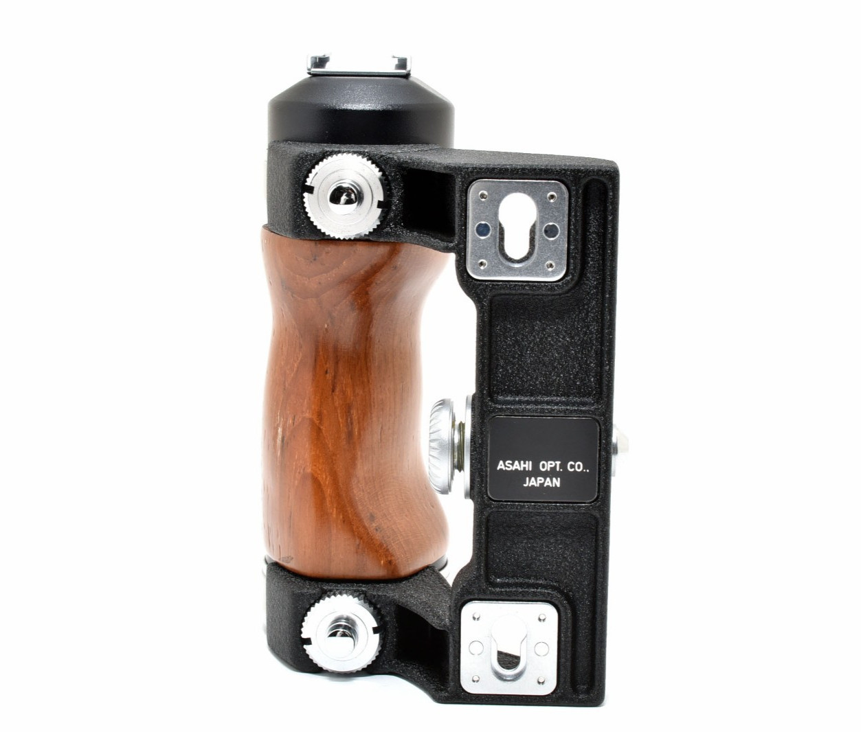 Pentax Wood Hot Shoe Left Hand Grip for 6x7 67 67II [Excellent+] Japan #2822723