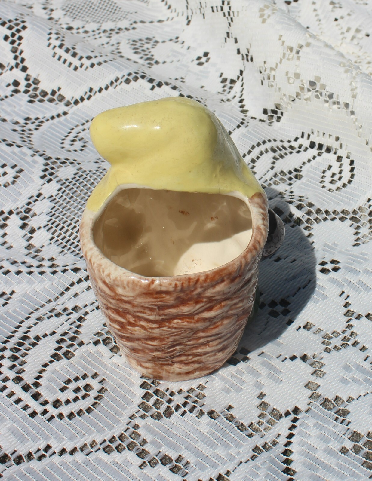 Vintage MCM S B M Calif Pottery Forest Gnome / Elf Planter
