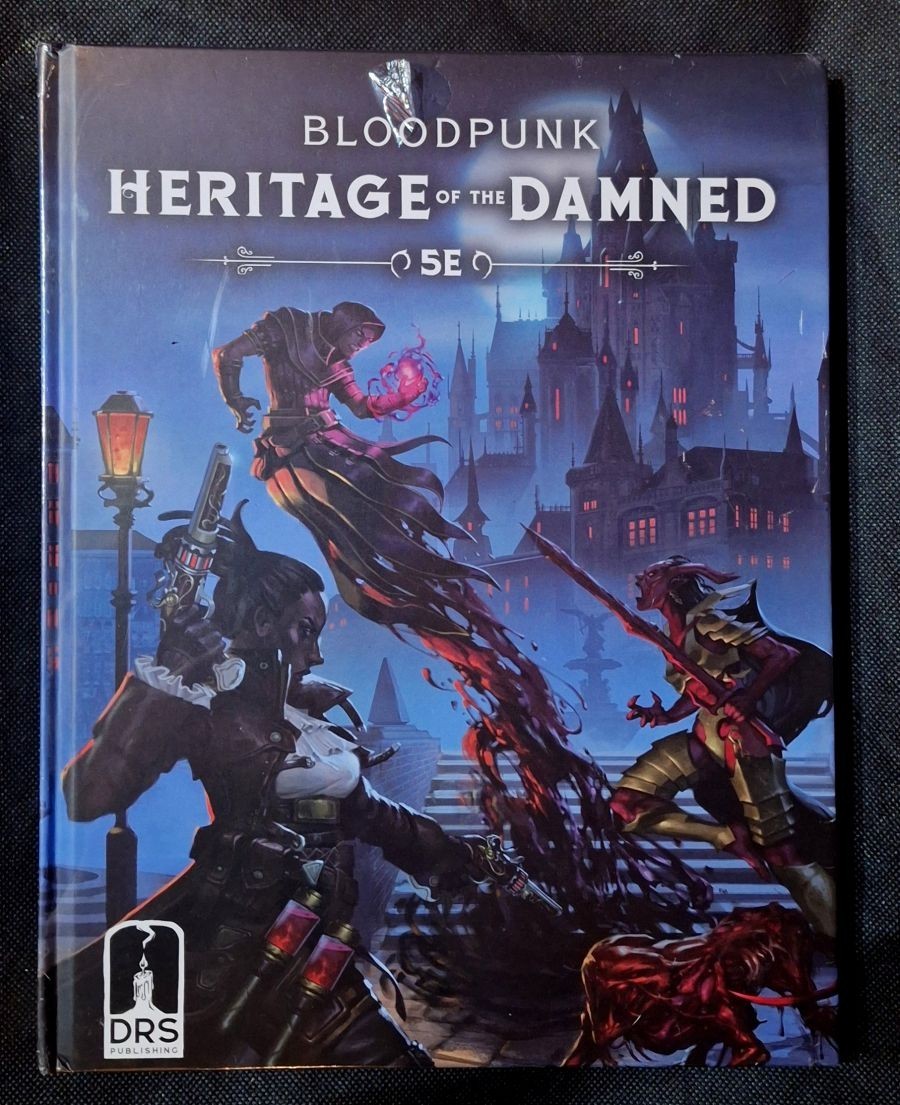 Bloodpunk: Heritage Of The Damned RPG hardcover sealed new