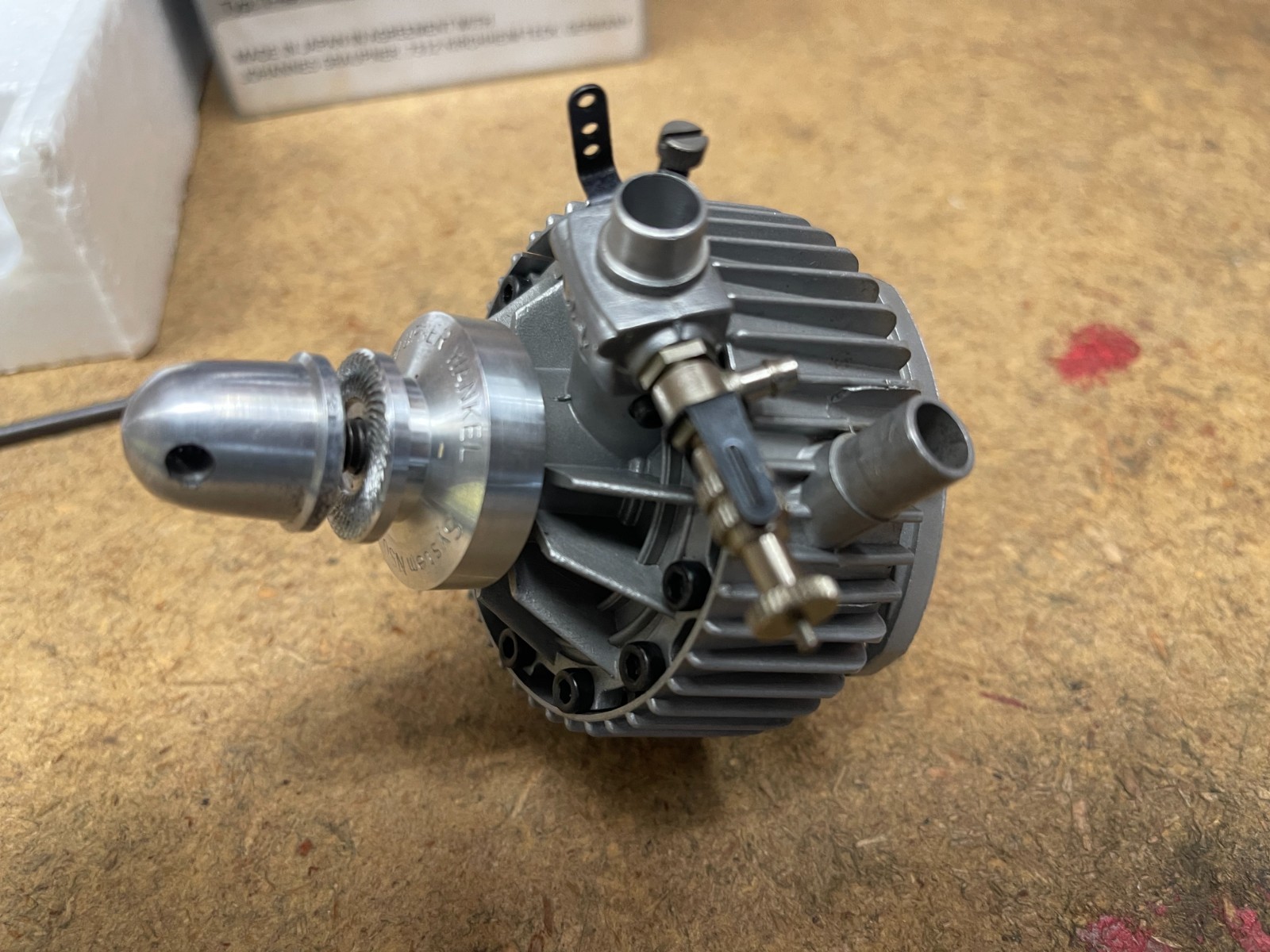 Graupner/O.S. NSU WANKEL Rotary Engine 1-49 (1980) R/C Airplane Engine & Muffer