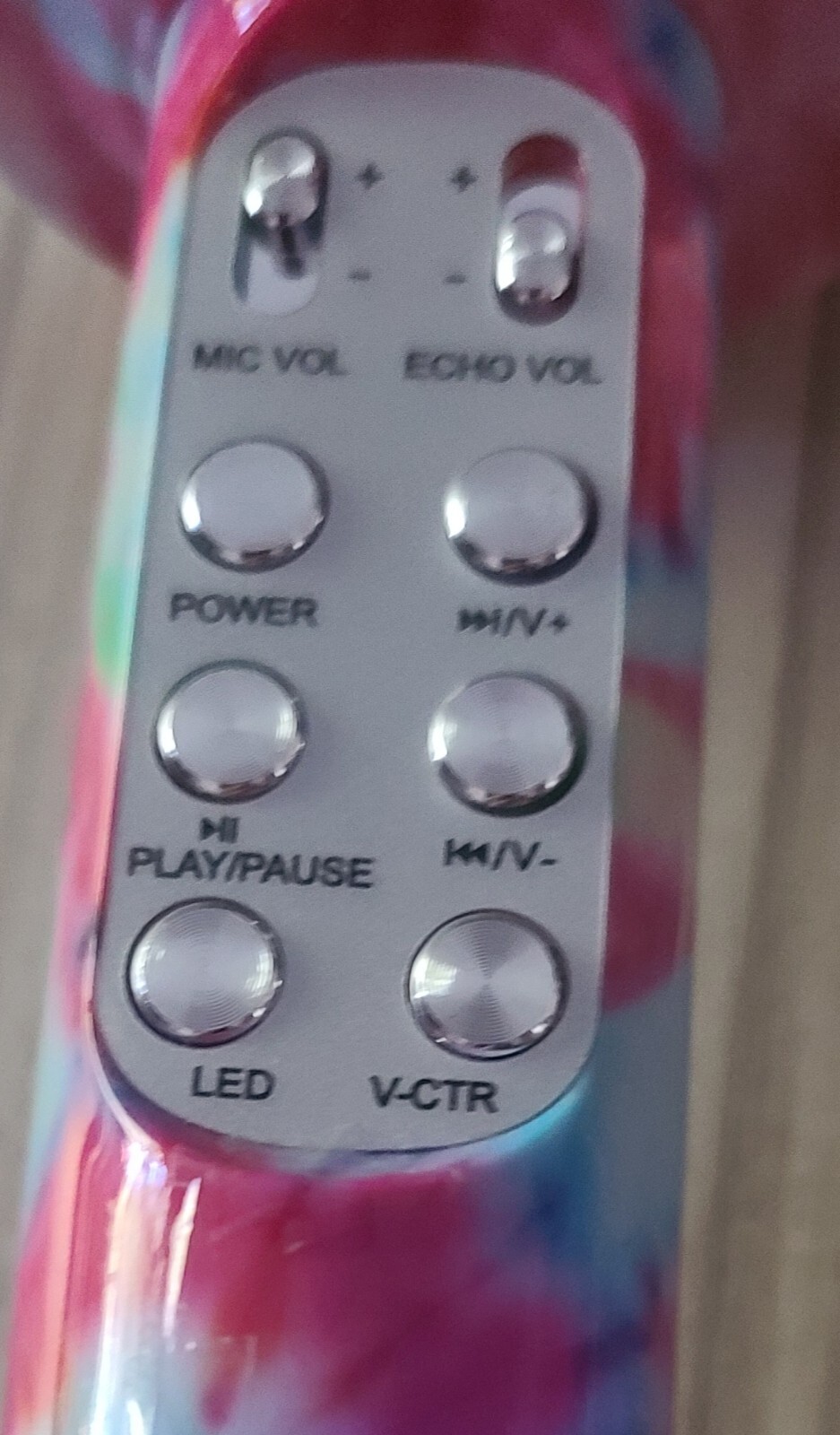 Tie-Dye Karaoke Microphone