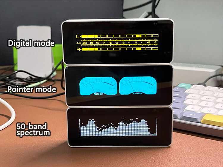 AK25664_V2.0 Display Rhythm Light Desktop Clock w/ Remote Control YELLOW