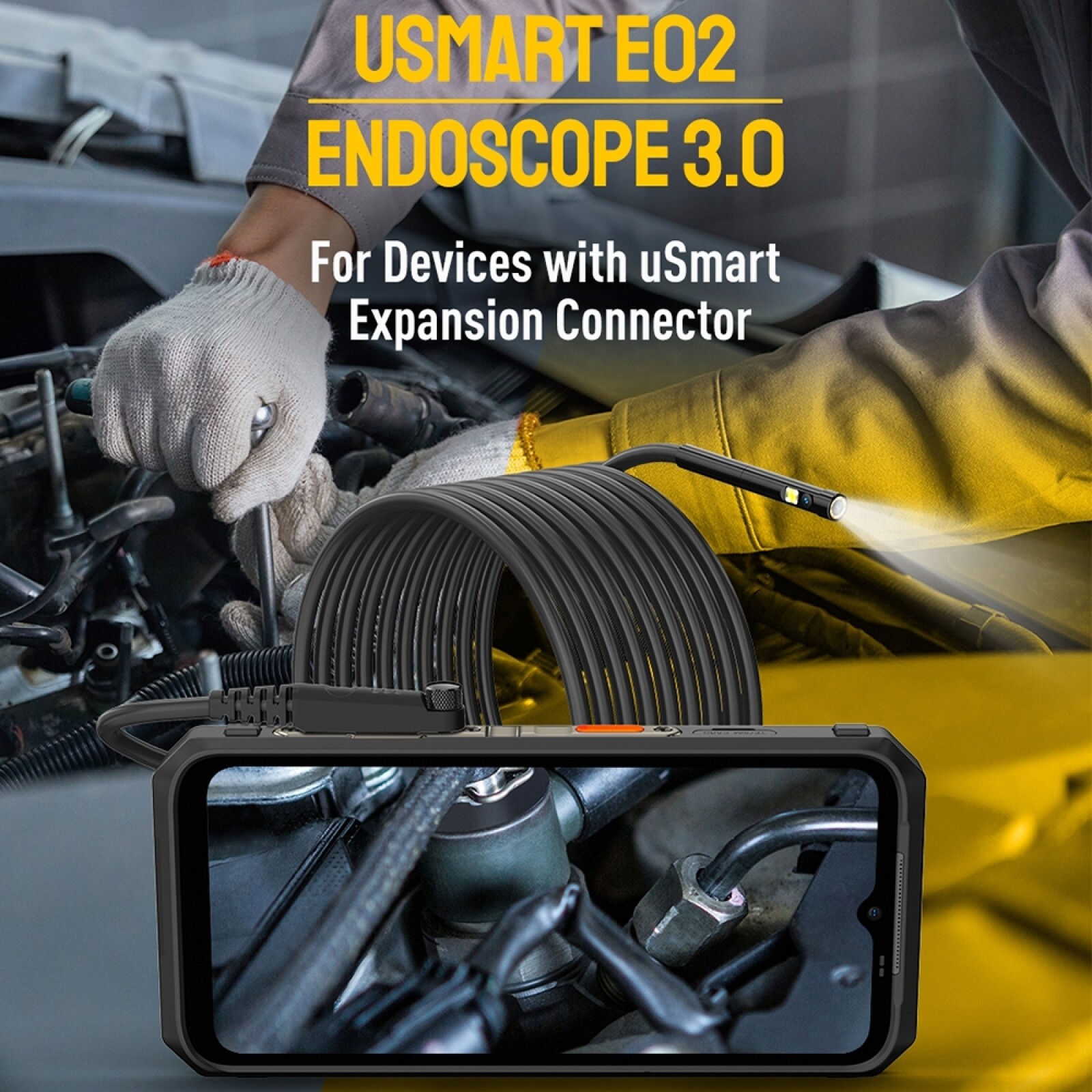 LED Endoscope E2 Ulefone IP67 Waterproof Digital Endoscope for Armor
