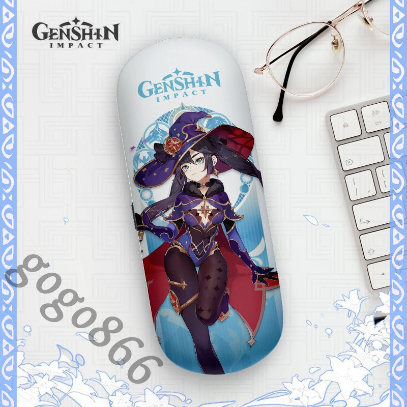 Mona Glasses Case Genshin Impact Hard Shell Eye Glasses Eyeglass Case Box Gift