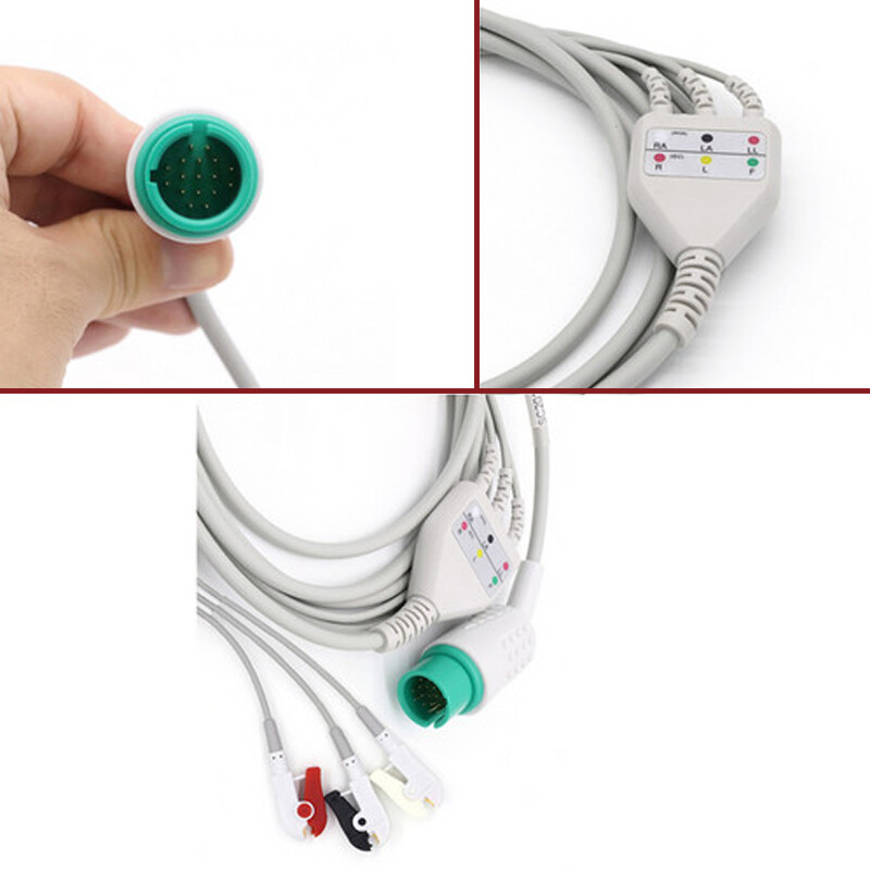 17pin 3-lead Suitable for spacelabs 90496/90369 ultraview monitor ECG Cable Clip