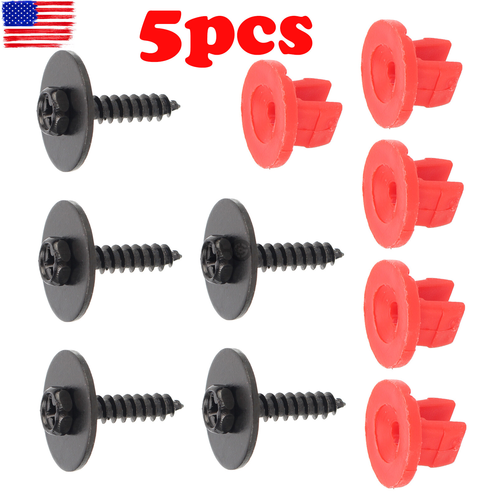 Nut Screws Kit For 10-18 Ford Focus Escape Under Engine Shield Air Dam Deflector