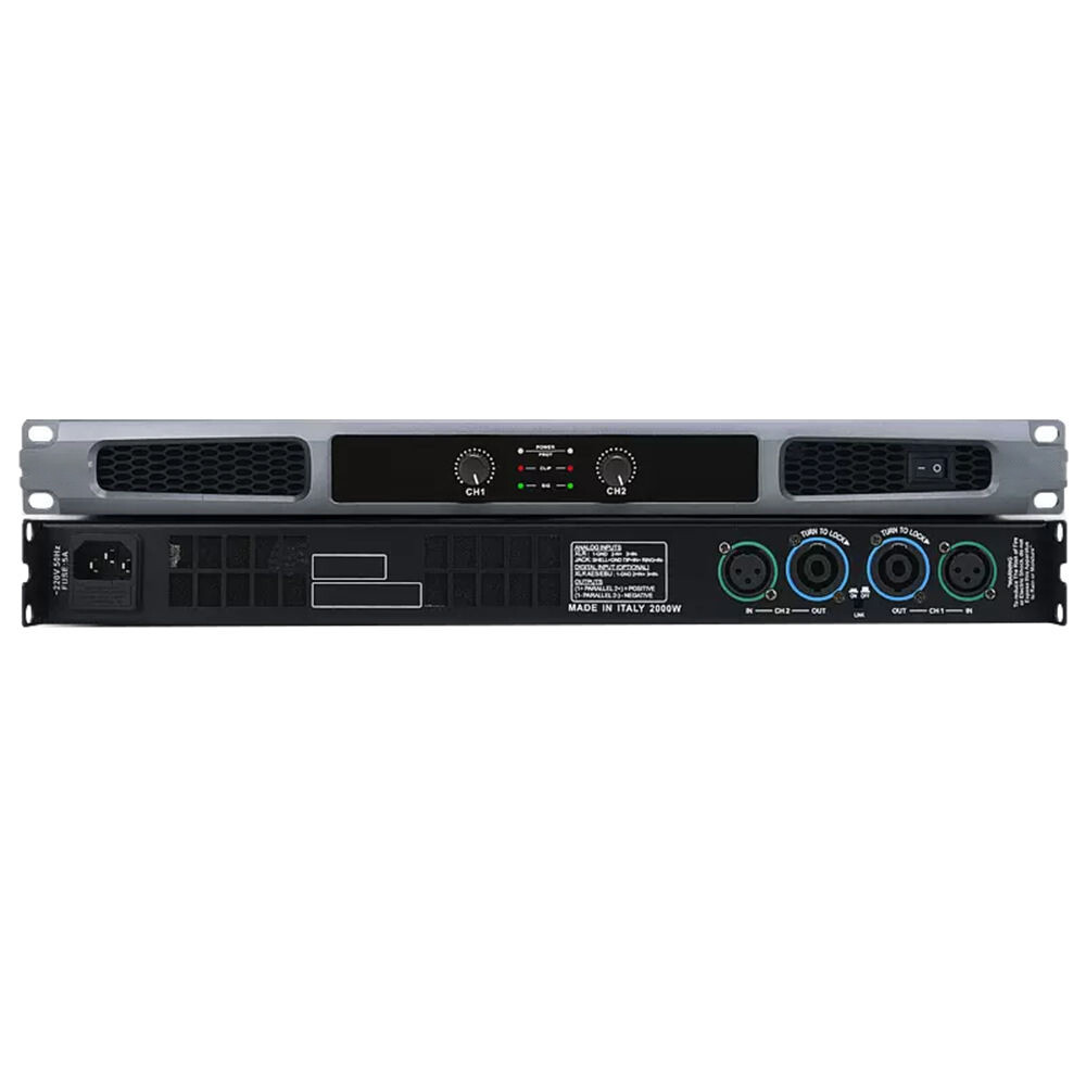 Professional 2 Channel Audio Power Amplifier Class D Digital Power Amplifier