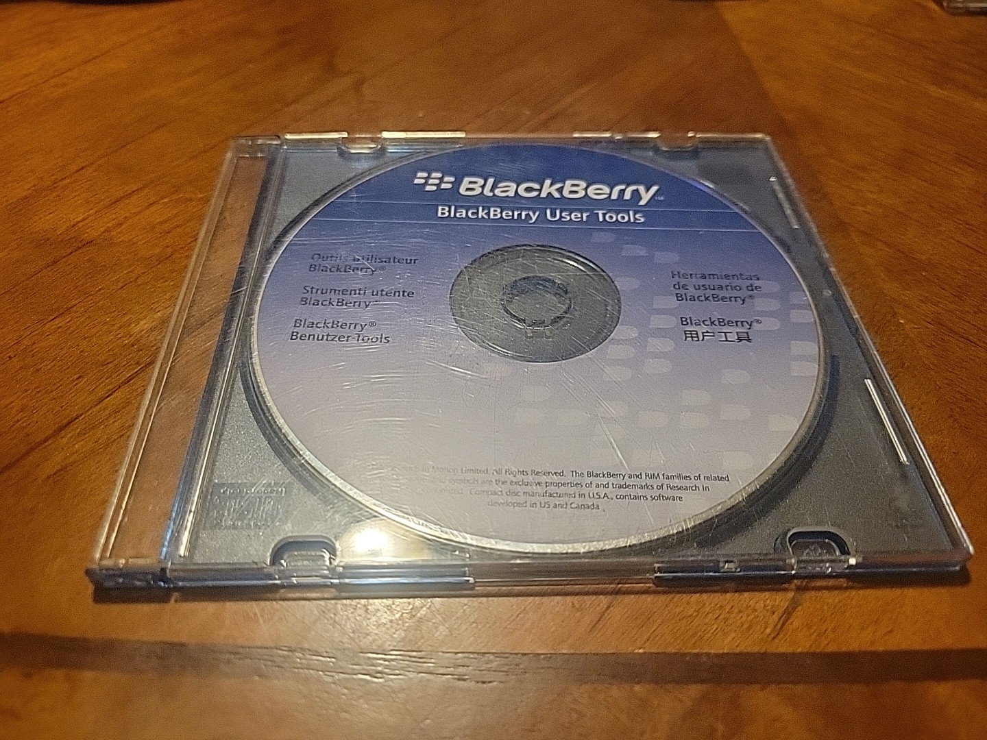 Vintage Blackberry User Tools Software Windows Computer PC CD-ROM 2006 Disc