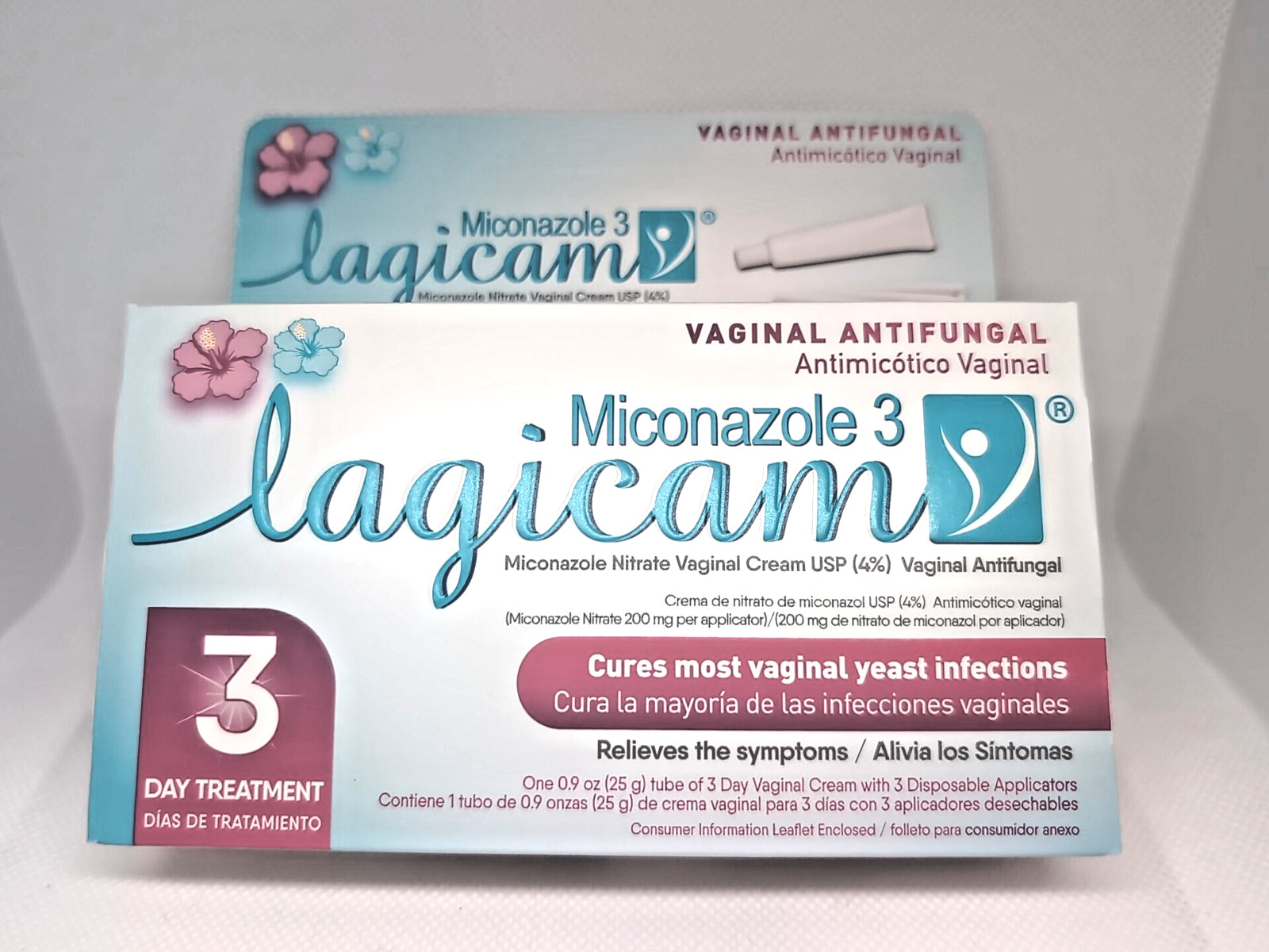 Lagicam Miconazole 3 Vaginal Yeast Infection Antifungal Treatment Exp 3/2027