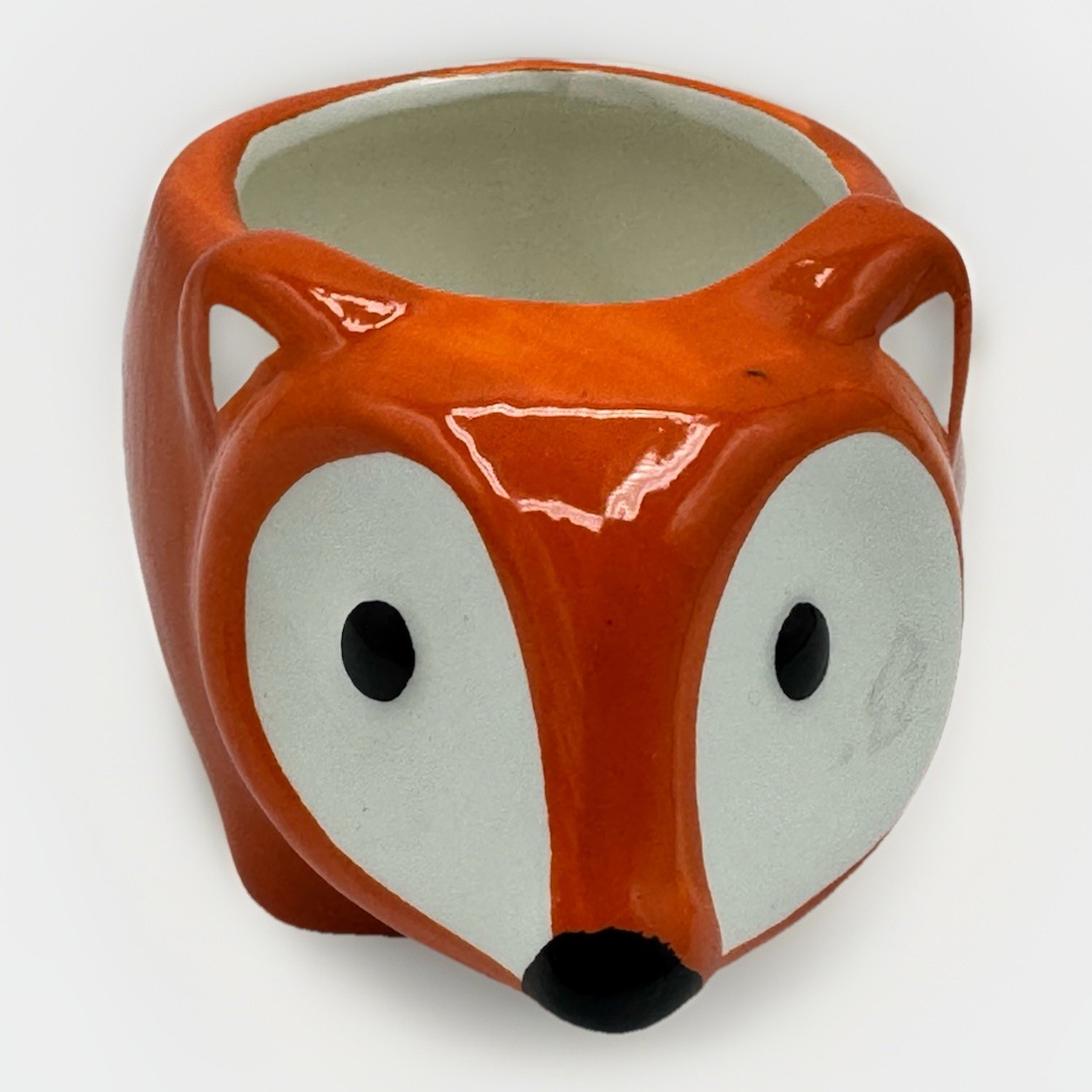 Ceramic Animal Planter Flora Fox Small Size NIB