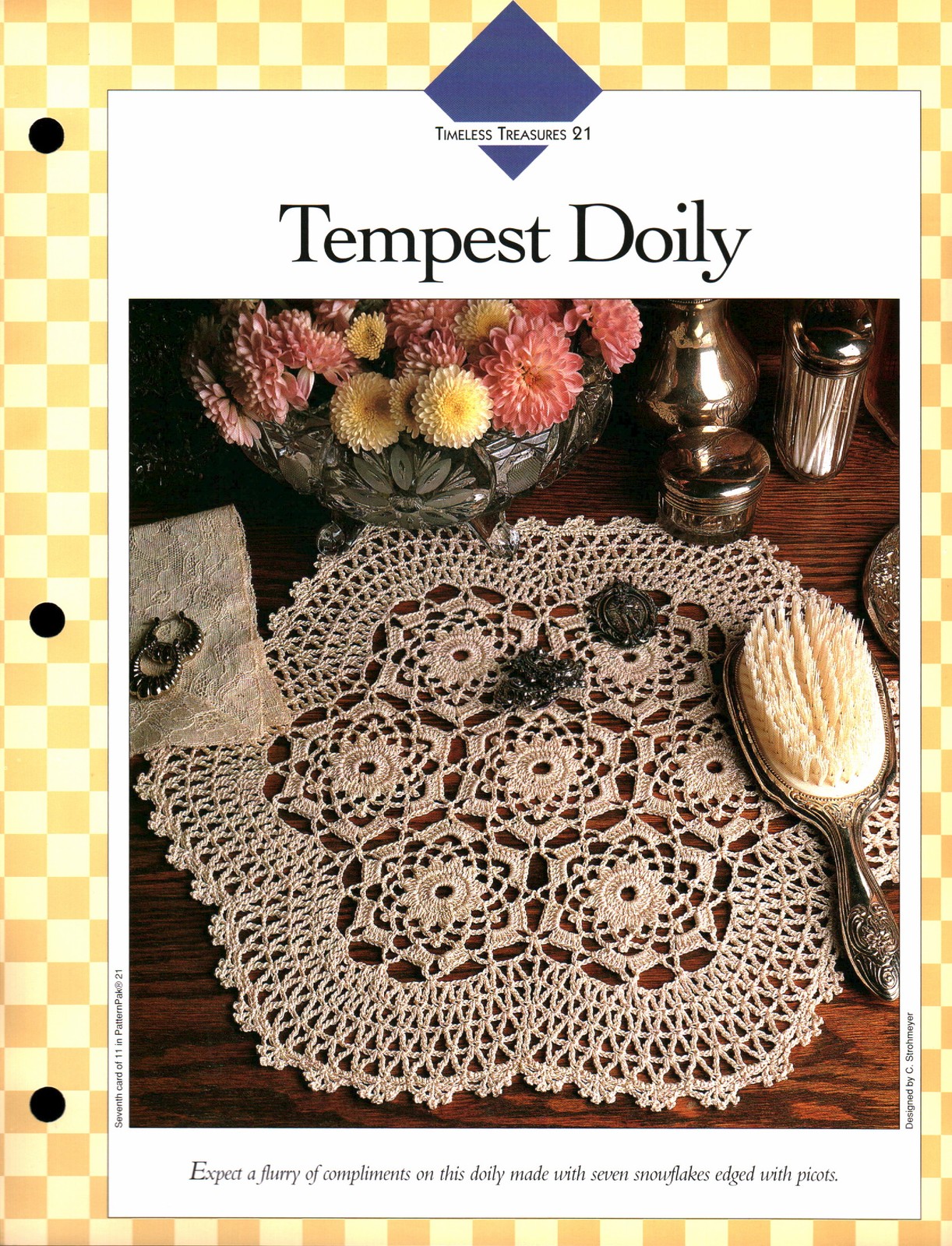 Tempest Doily - Timeless Treasures 21 | Vanna Crochet Faves 85210-G