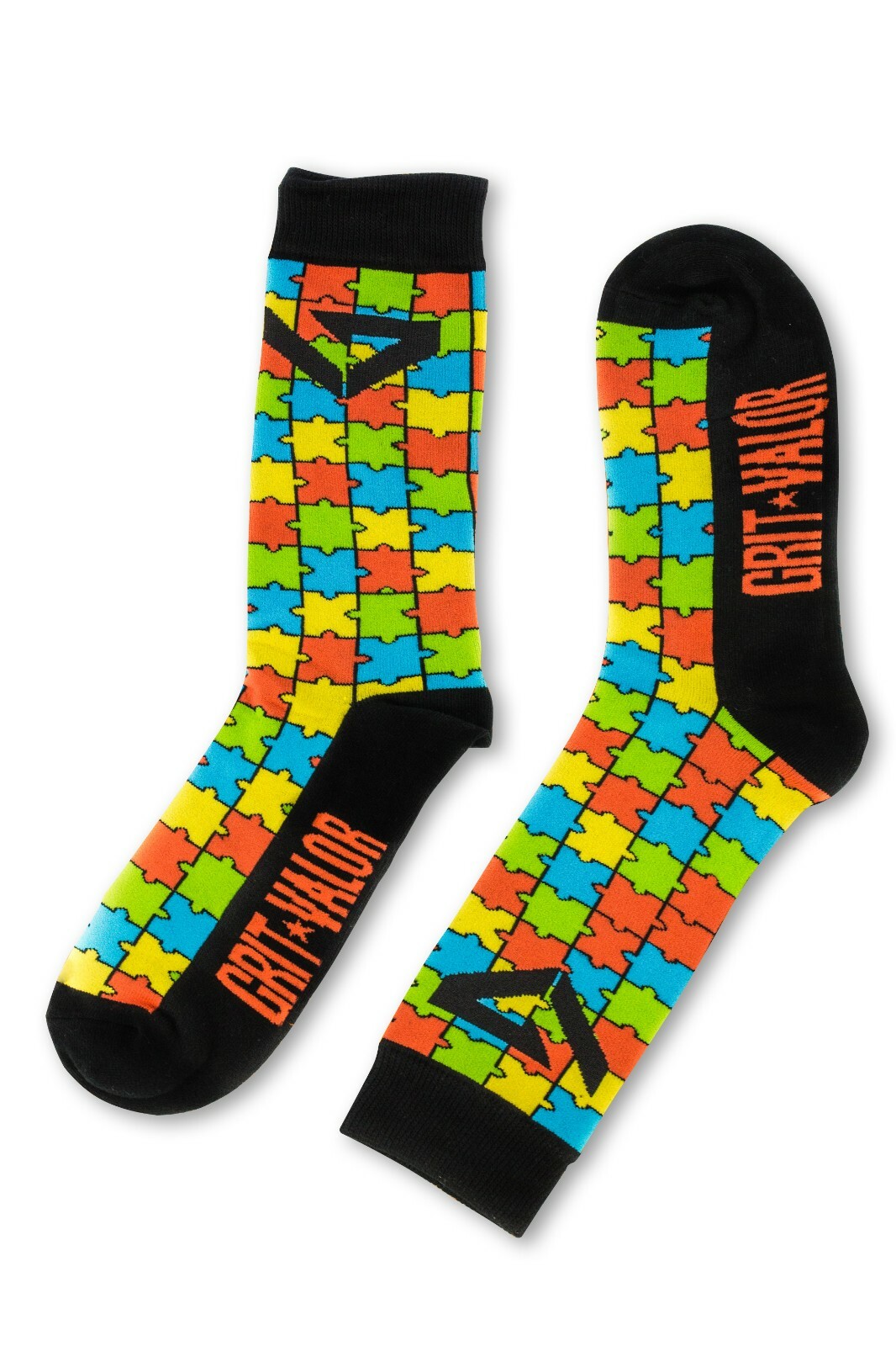 Grit and Valor Autism Awareness Socks