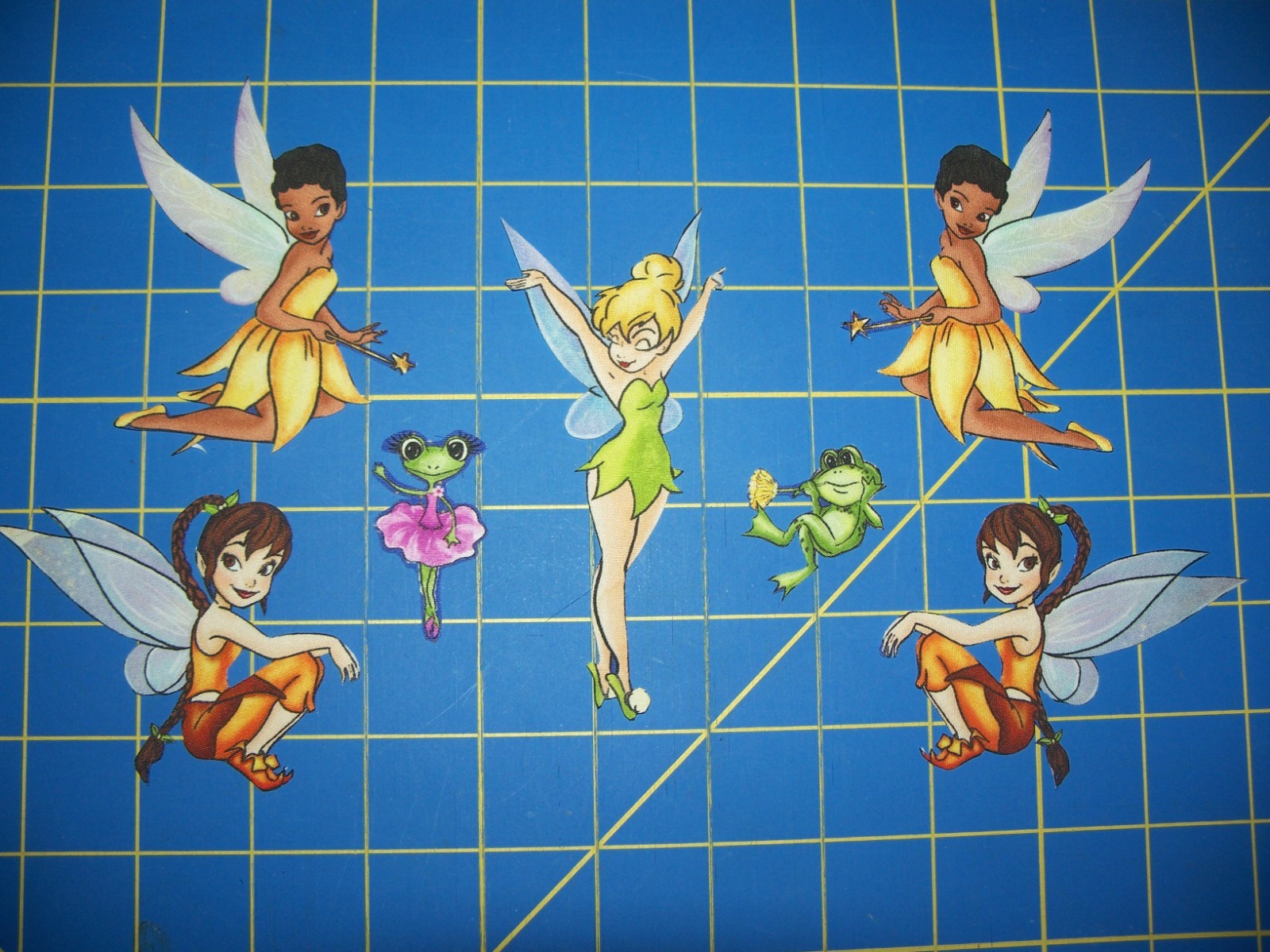Iron on Appliques - Tinker Bell and Fairies Friends