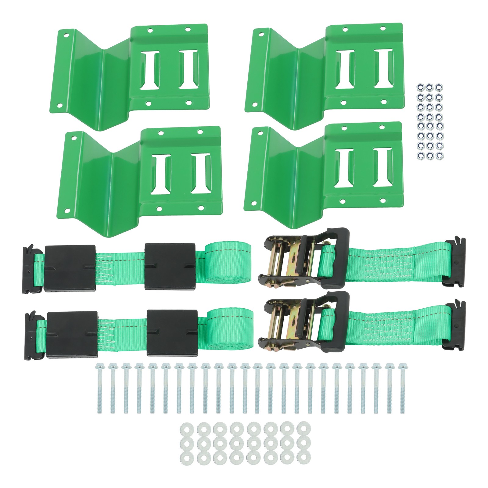 LABLT E Track System Durable Tie Down Ratchet Straps Towing For Trailer ATV UTV