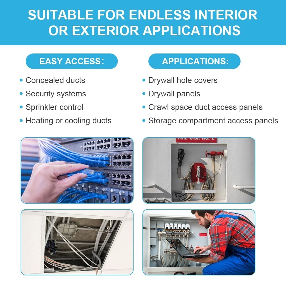 Heavy Duty 20x20 Inch Drywall Access Panel with Lock & Key - Ceiling, Electrical