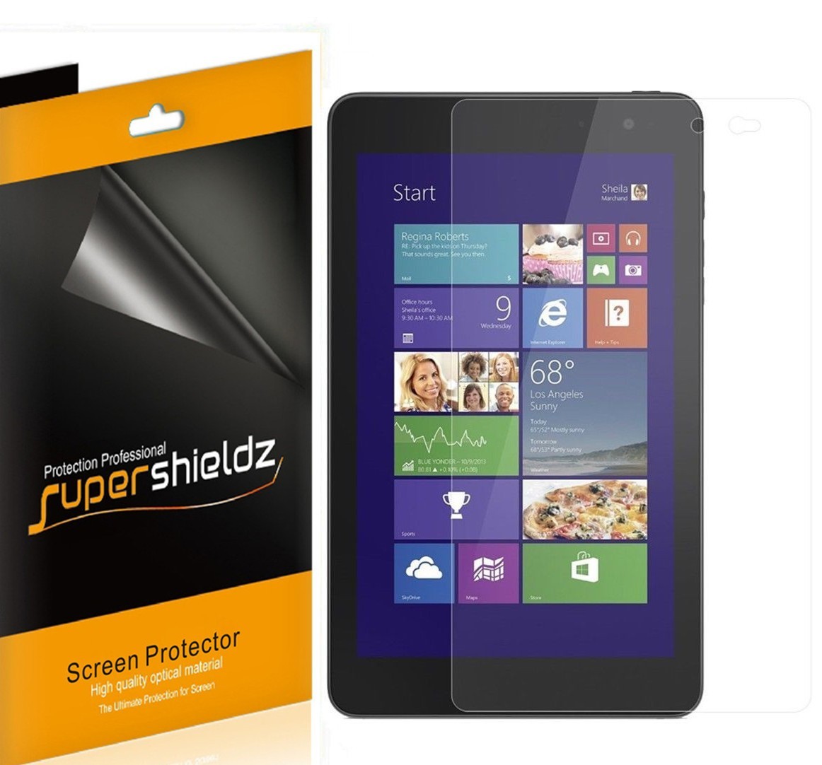 3X SuperShieldz Anti Glare (Matte) Screen Protector Shield for Dell Venue 8 Pro