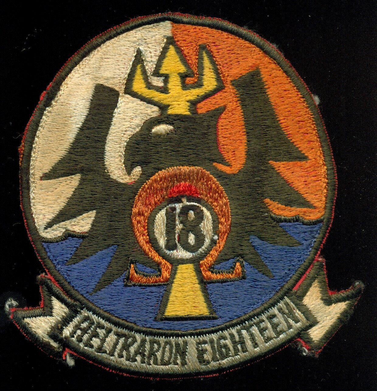 USN Heltraron Eighteen 18 Patch Q-8