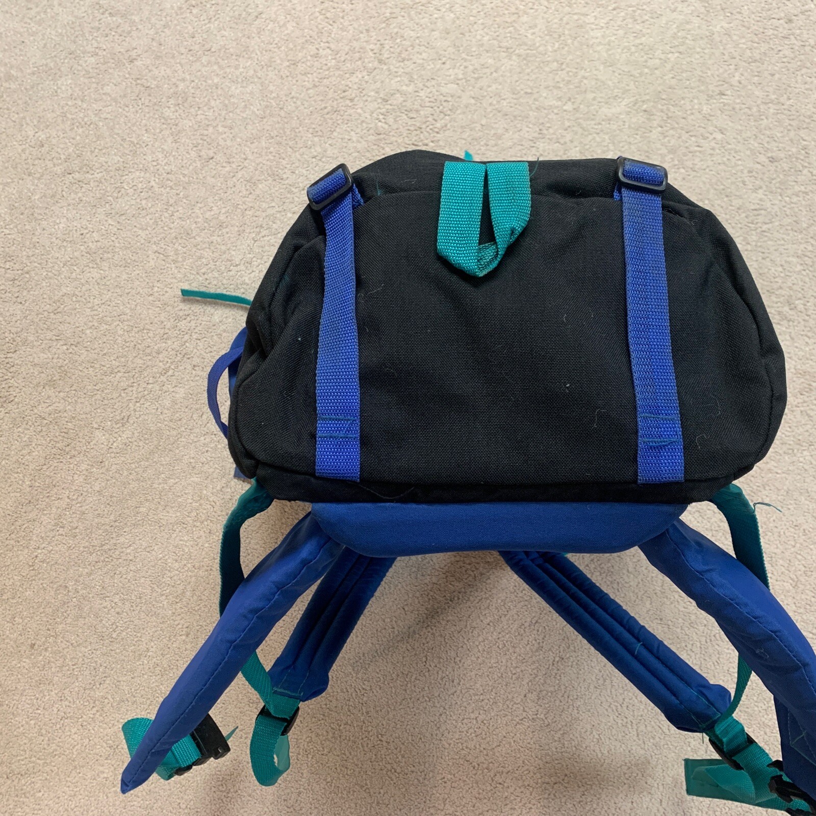 Eurohike Eagle 601 Internal Frame Hiking Backpack Rucksack Blue, Black, & Green