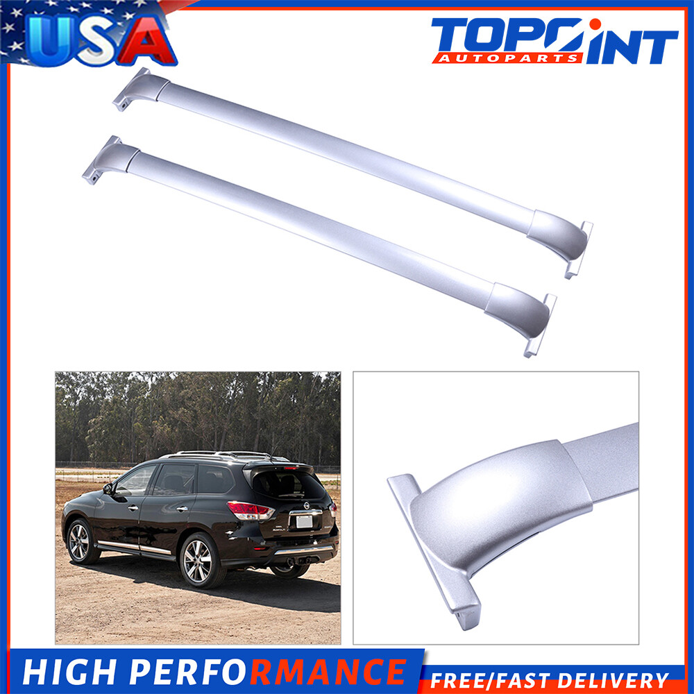 For 2013-2021 Nissan Pathfinder 4DR Top Roof Rack Cross Bars Set luggage cargo