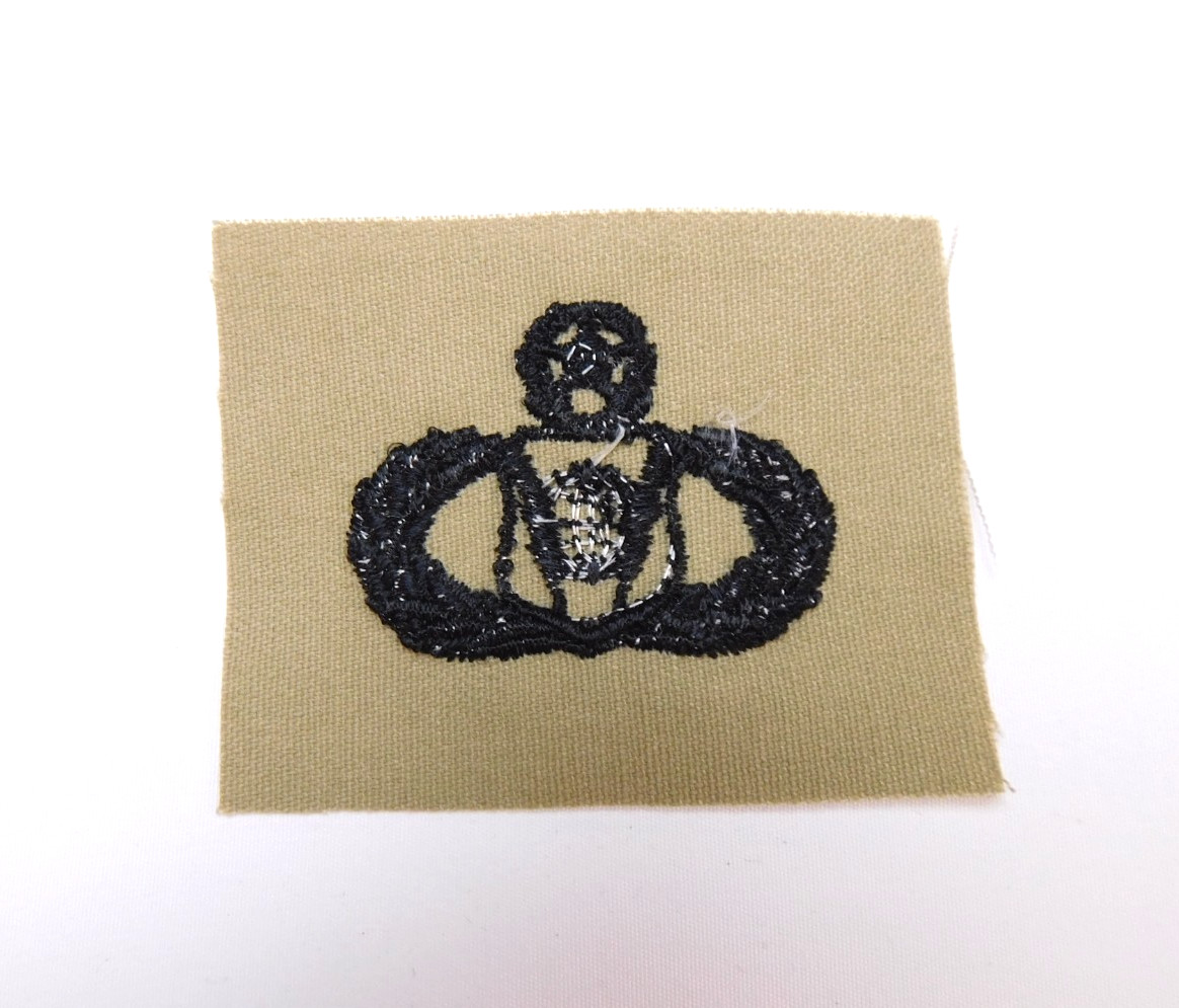 US Air Force USAF Master Command & Control Badge Desert Tan DCU Patch Sew-On