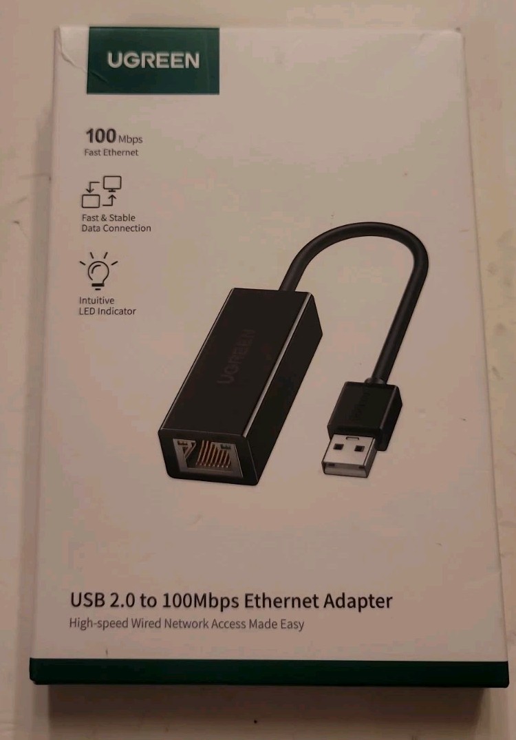 Ethernet Adapter USB 2.0 to 10 100 Network RJ45 LAN Wired Adapter Compatible