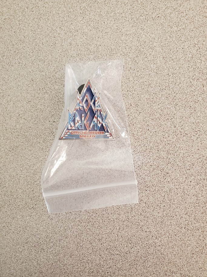 2024 Def Leppard Rock Brigade Fan Club Lapel Pin Official Membership Gift