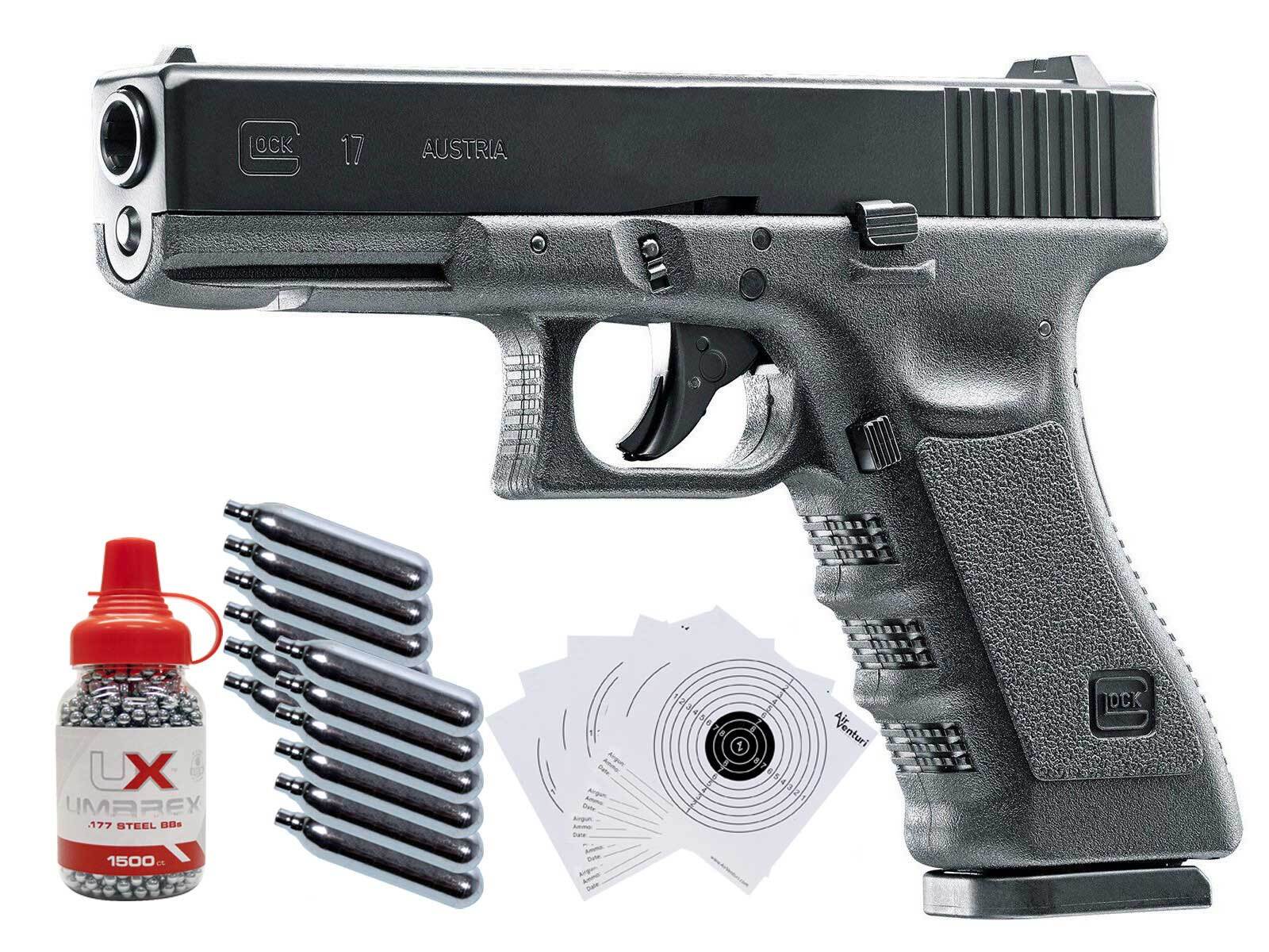 Umarex Glock 17 Gen3 CO2 Blowback .177 BB Gun Bundle