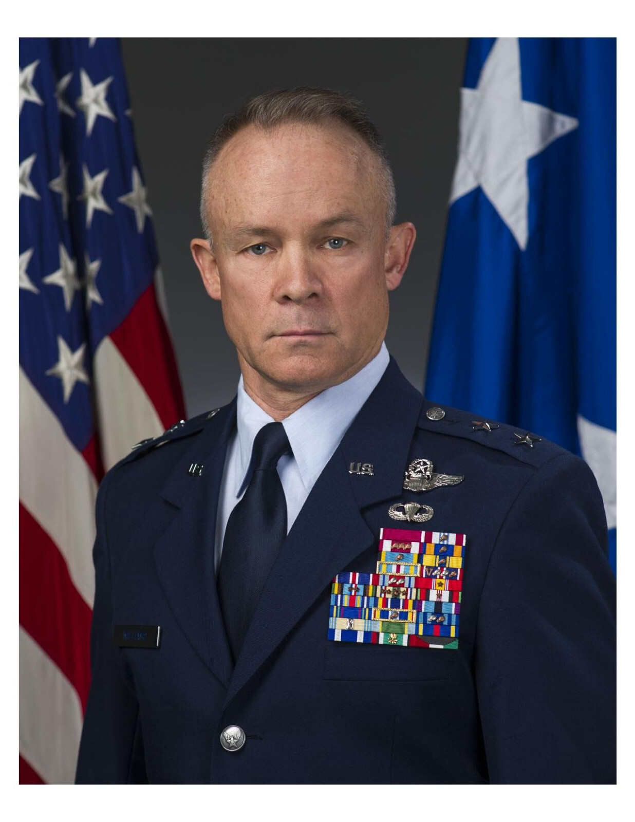 United States Air Force General John B. Williams 8x10 Photo On 8.5" x 11"