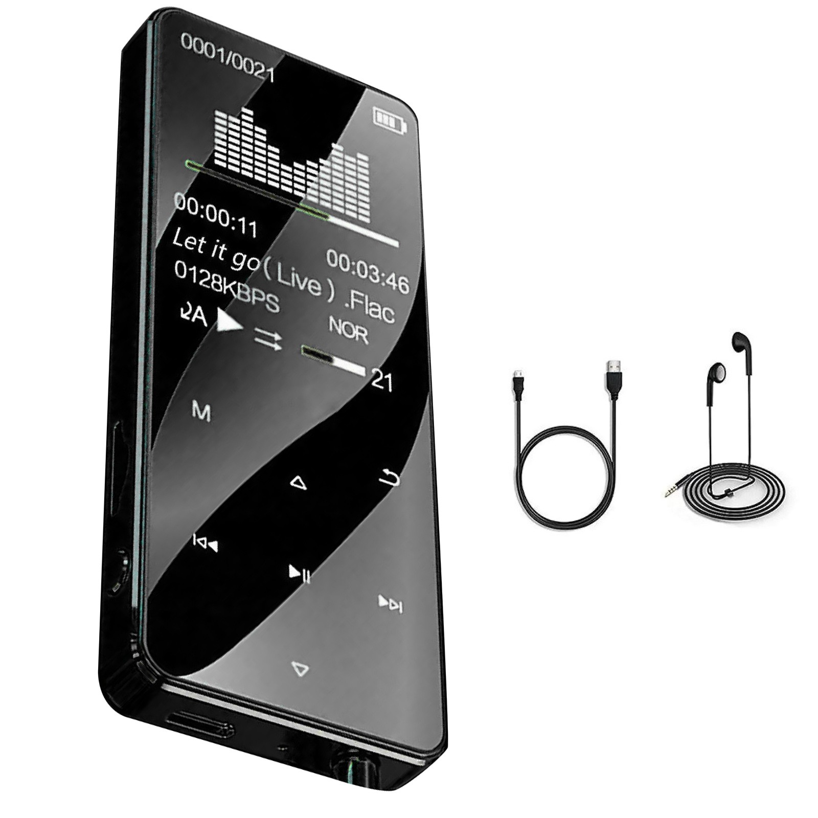 5.0 Bluetooth Mini Music FM Radio Recorder Support Quick Charge Technology