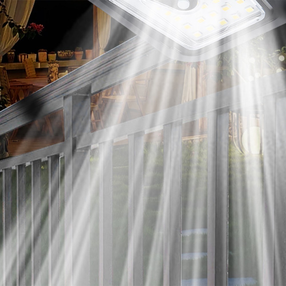 Solar Powered Clip On Wall Light with Motion Sensor for Courtyard Lighting
