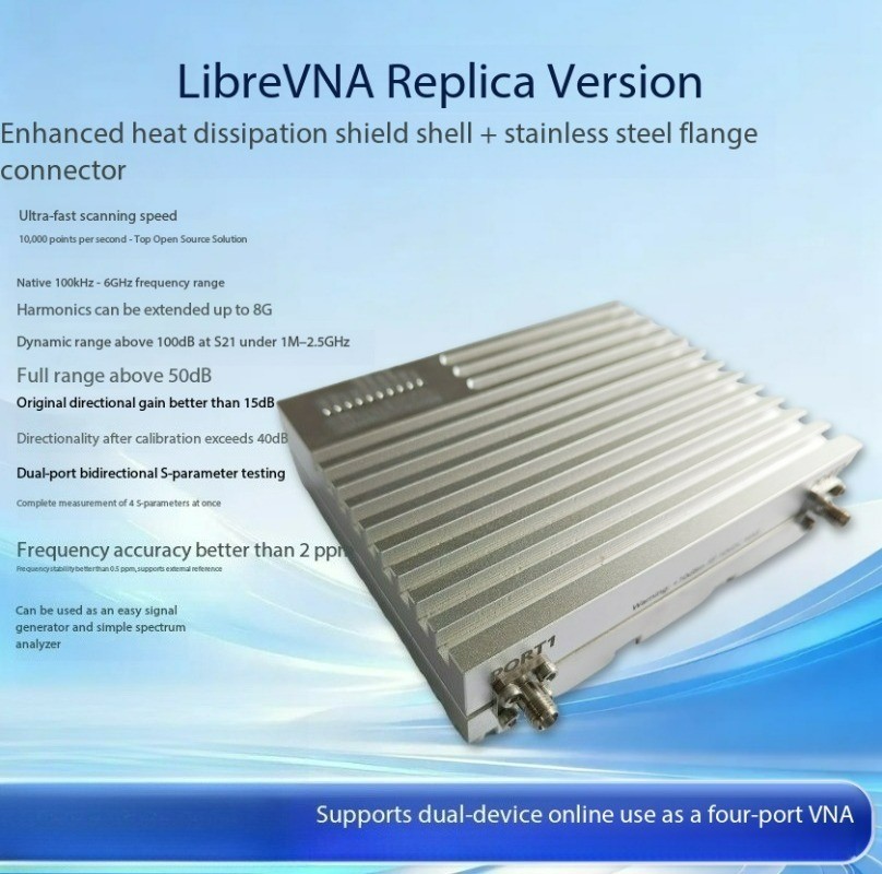Replica and Improved Version:100k–6GHz Open-Source Vector Network Analyzer (VNA)