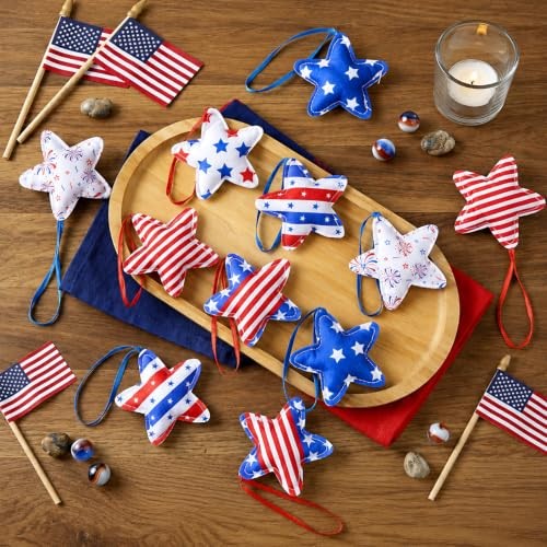 RattanView pcs Labor Day Ornaments Decorations for Happy Labor Day 48 Star