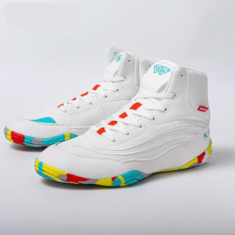 Men Outdoor Professional Boxing Shoes Casual Non-Slip Fighting Wrestling Boots