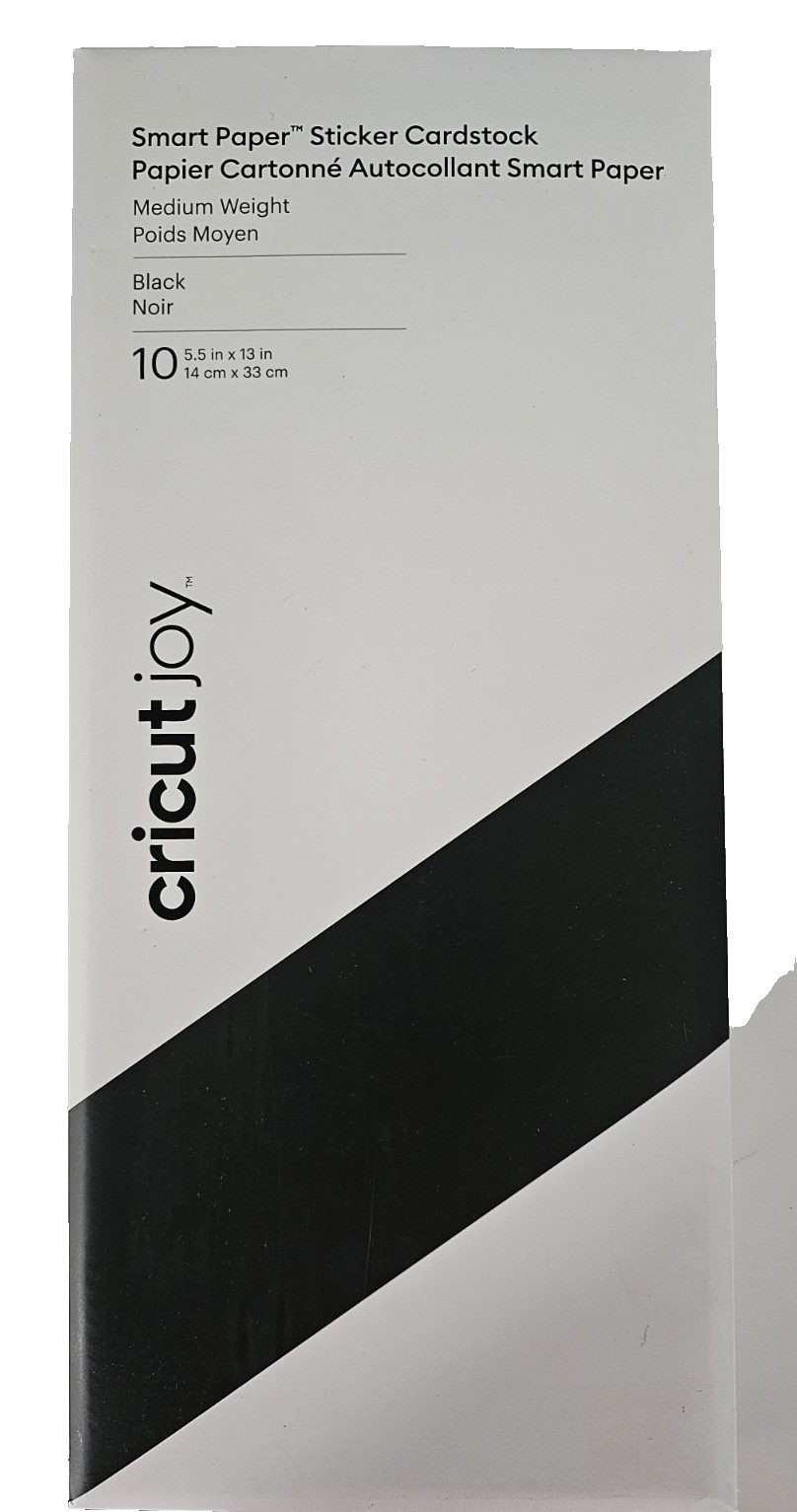 Cricut Joy Smart Paper Sticker Cardstock  5.5"x13" 10 Sheets NEW