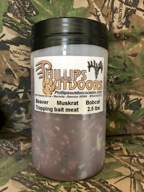 Trapping Bait Muskrat Meat, 2.5 lbs.  Phillips Outdoors Inc.