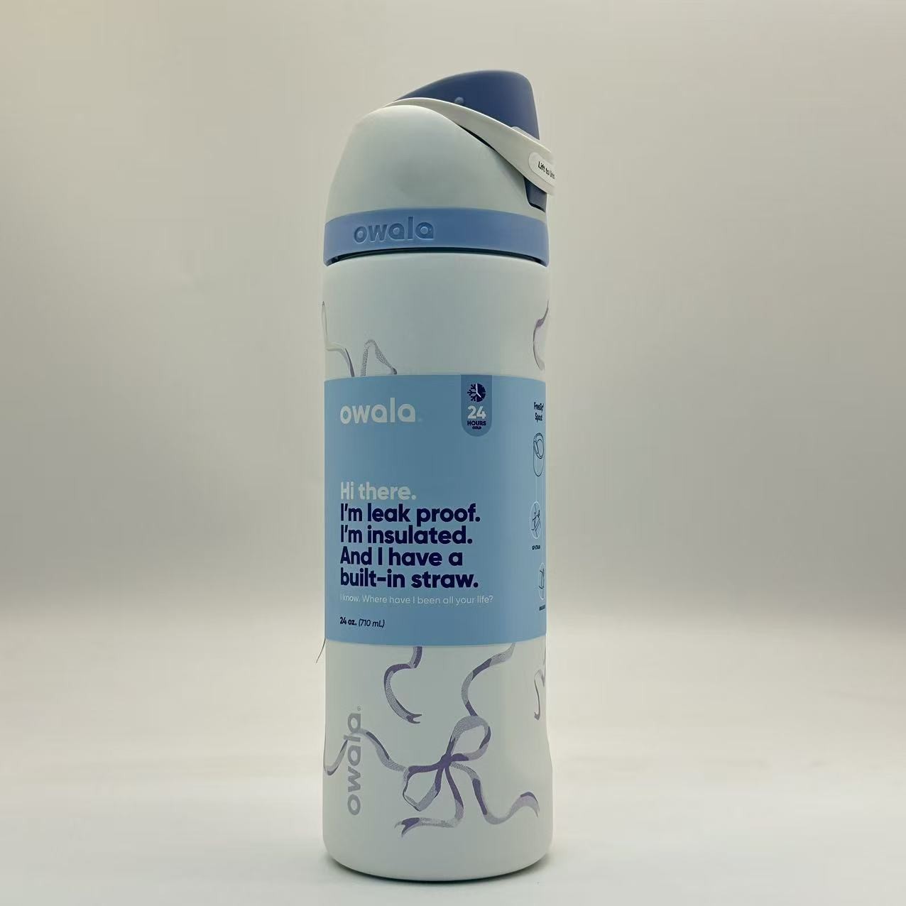 Owala FreeSip 24oz 3D Printing Tied and True Stainless Steel Water Bottle