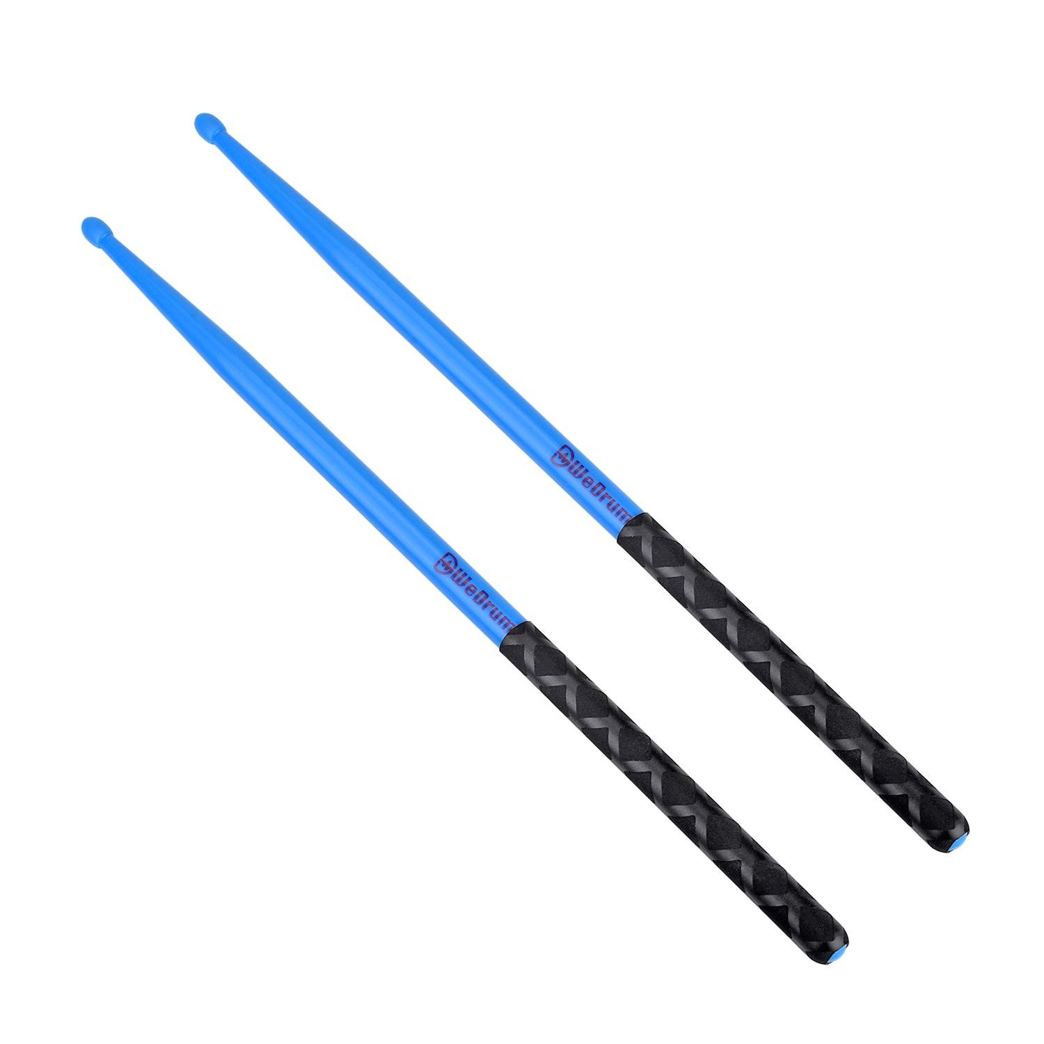 5A Nylon Drumsticks for Drum Set Light Durable Plastic Exercise ANTISLIP Hand...