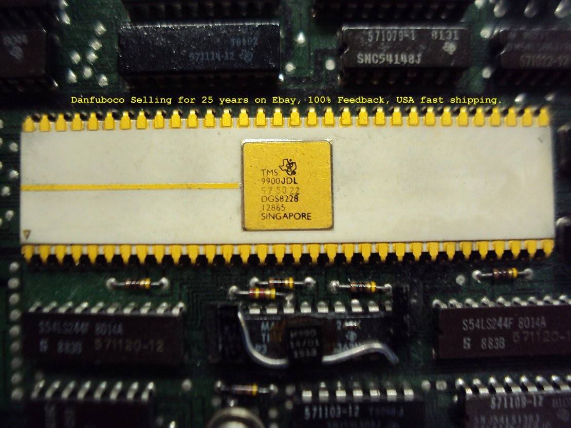 TMS 9900 JDL Mil Spec Industrial Computer Board early 1980's Nice 12 x 15 In.