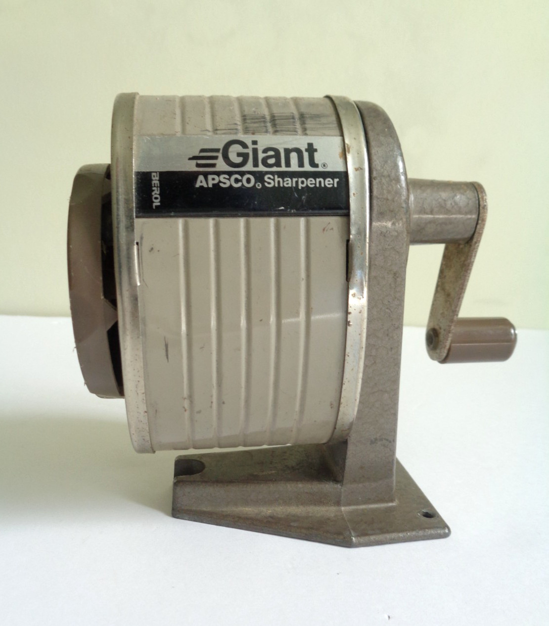 Berol Giant Apsco Pencil Sharpener Vintage 6 Hole Made in CT USA