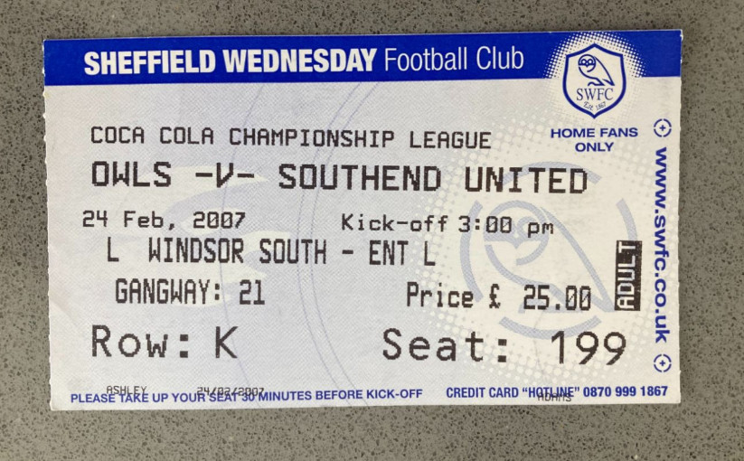 Sheffield Wednesday v Southend United 2006-07