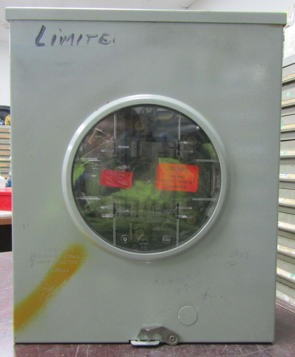 😃 DUNCAN 200 AMP RINGLESS METER SOCKET 6-JAW 3 PHASE 600 VAC UFIM8I006A